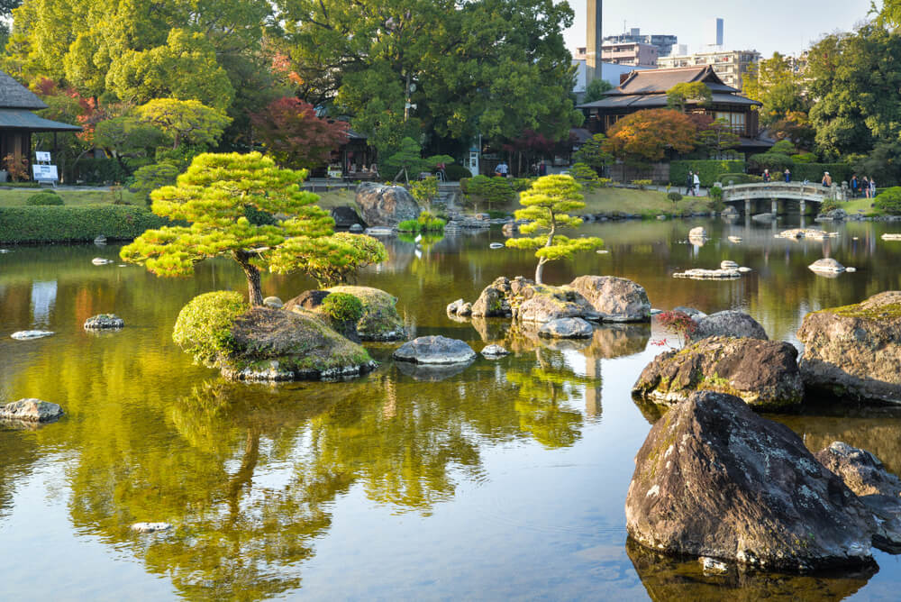 Jardines de Suizenji-jojuen en Kumamoto