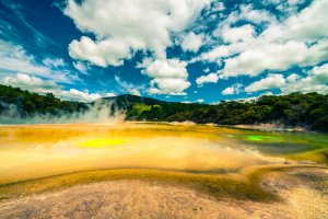 Wai-o-Tapu en la Isla Norte