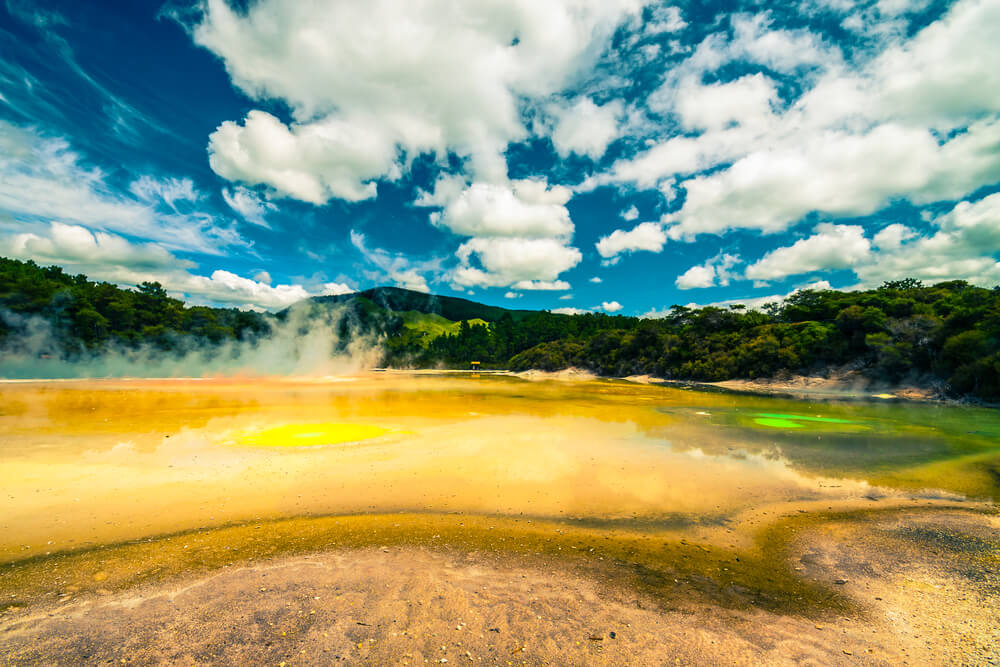 Wai-o-Tapu en la Isla Norte
