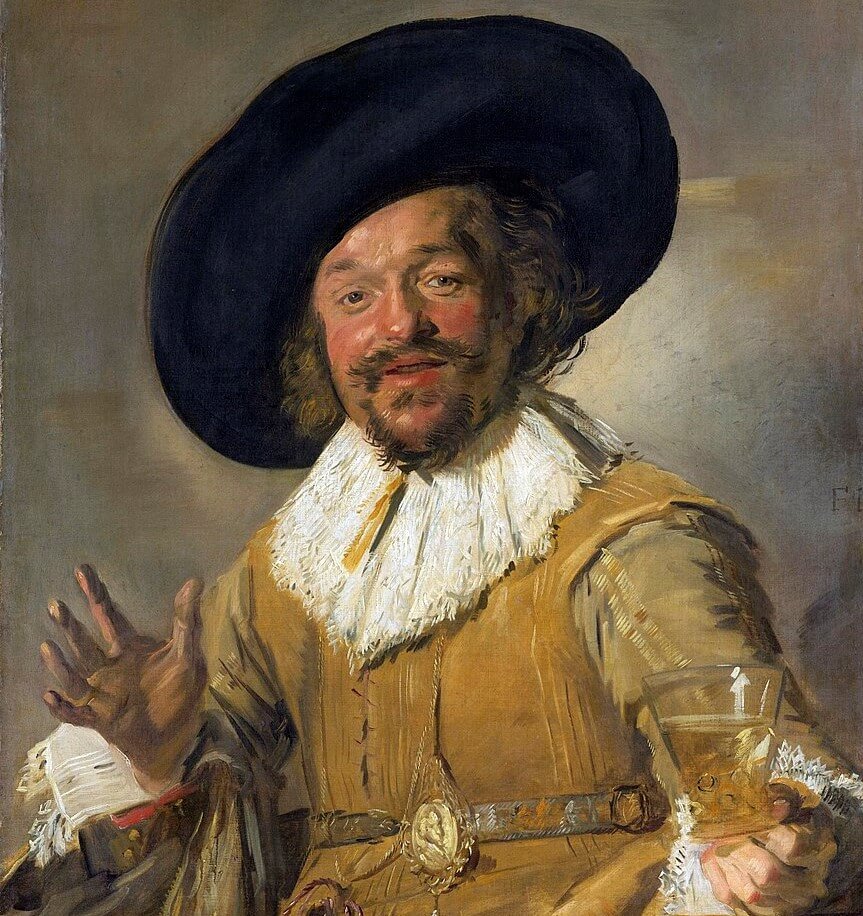 Cuadro 'El alegre bebedor' de Hals