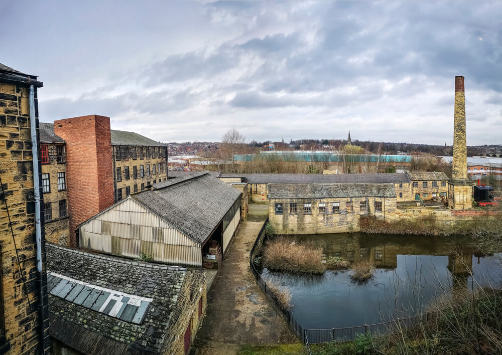 Vista de la factoría Armley Mills