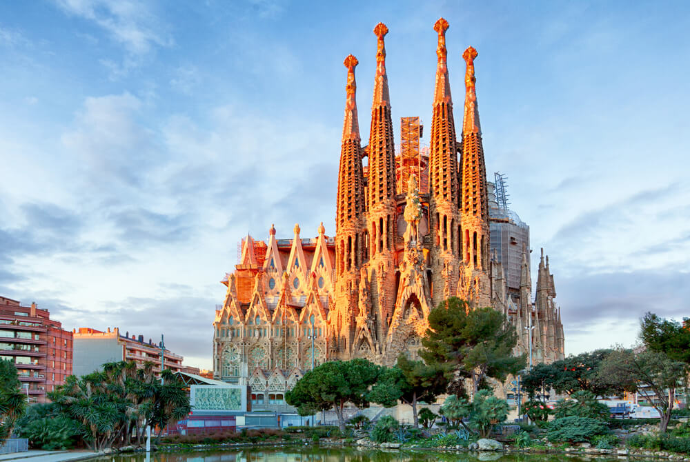La arquitectura de la Sagrada Familia de Barcelona