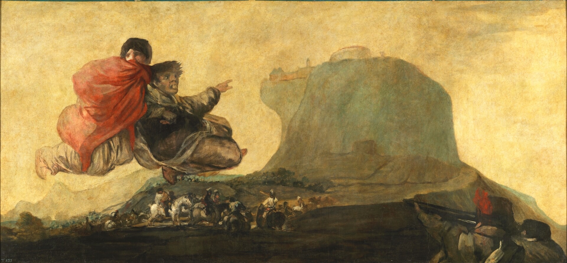 Asmodea, una de las Pinturas negras de Goya