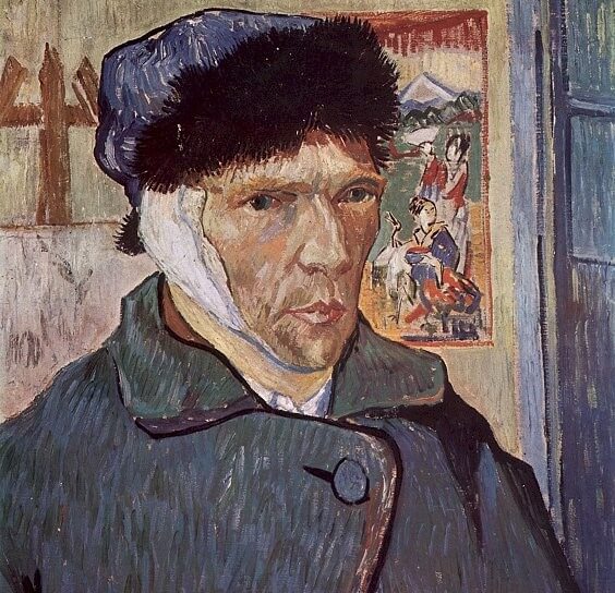 Cuadro Autorretrato herido