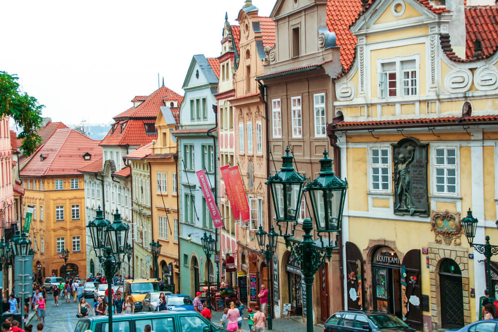 Calle Nerudova dePraga