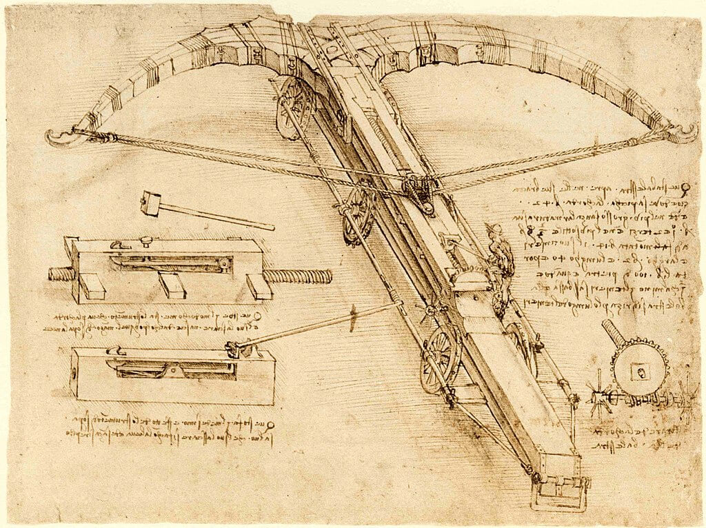 Imagen del Cógice Atlántico en el centenario del fallecimiento de Leonardo da Vinci 