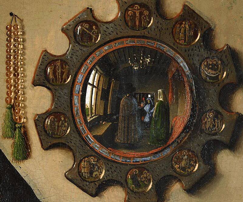 Detalle de "El Matrimonio Arnolfini"