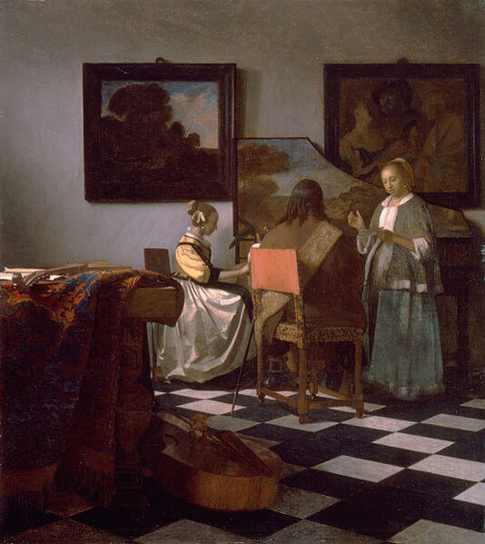 'El concierto' de Vermeer