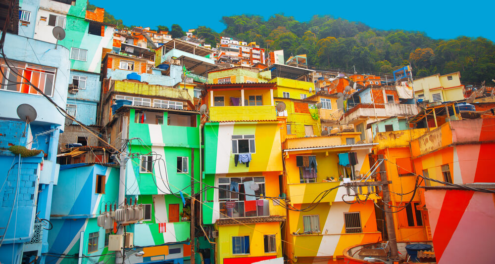 Casas en una favela