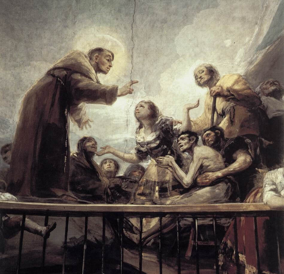 Detalle de los frescos