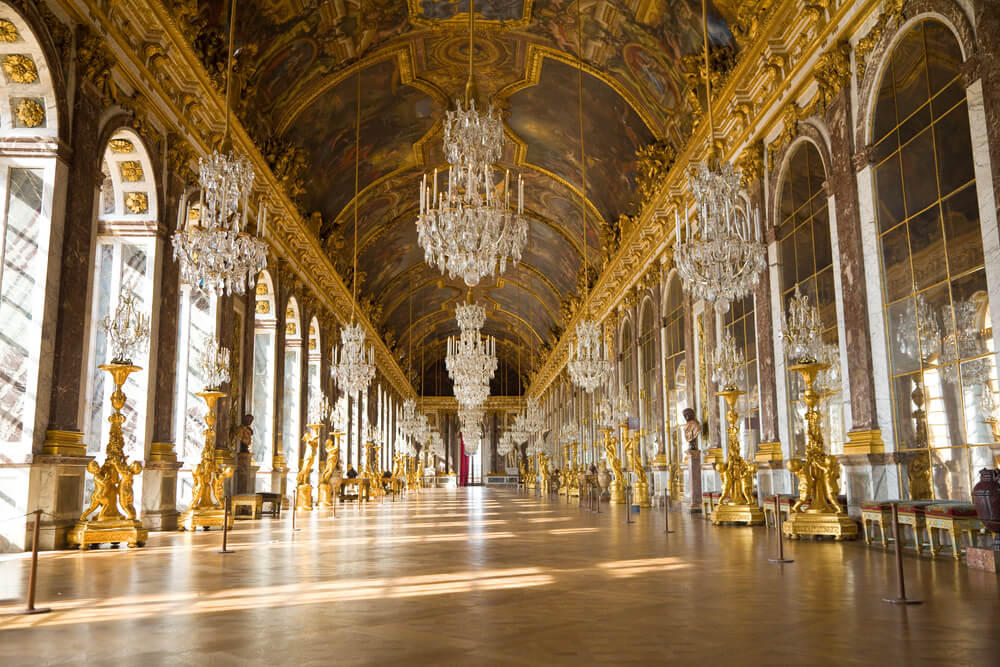 Galería de los espejos en Versalles