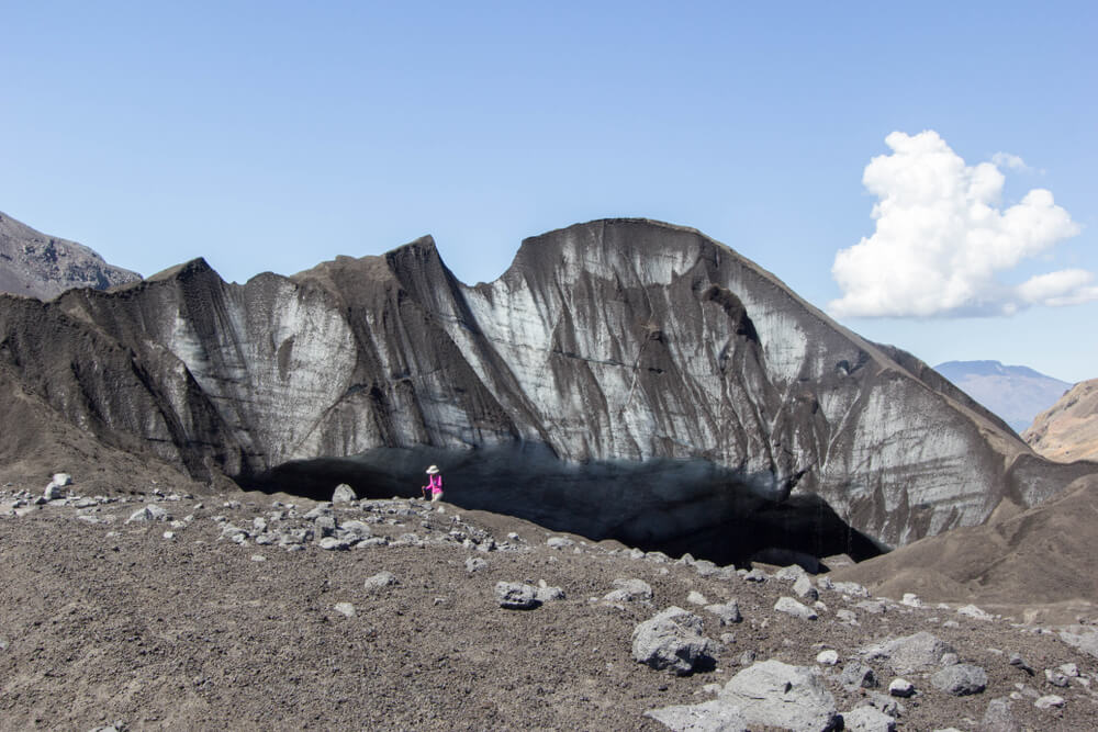 Vista del glaciar Pichillancahue, uno de loo tesoros escondidos de Chile