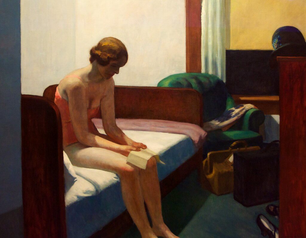 Cuadro 'Habitación de hotel' de Hopper