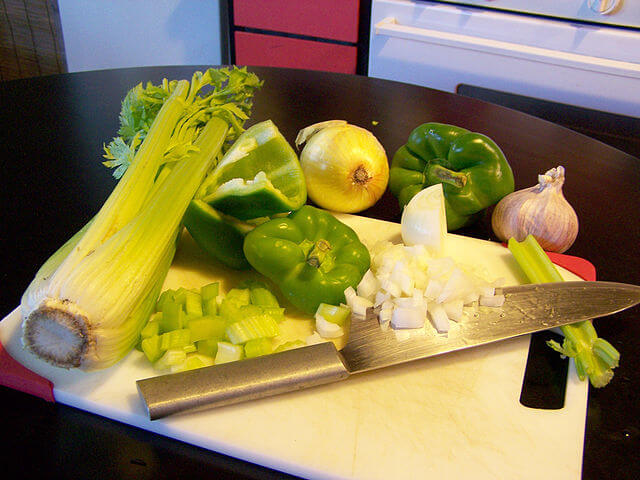 Ingredientes de la comida cajún