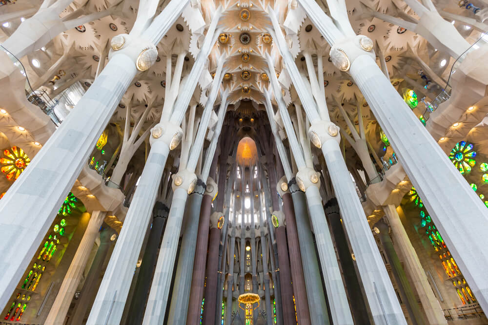 Interior de la Sagrada Familia
