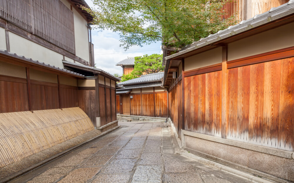 Callejón Ishibei-Koji en Kioto