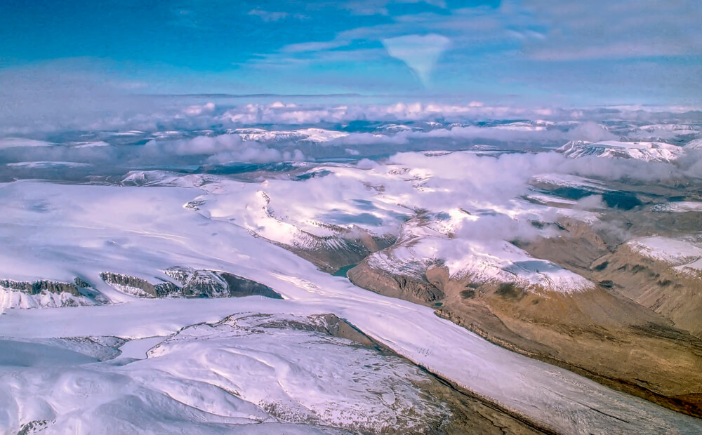 Isla Ellesmere, uno de los desiertos de hielo en Canadá