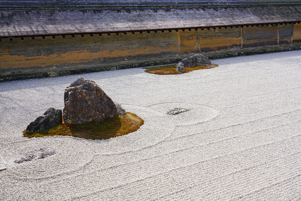 Piedras del jardín de Ryoan-ji
