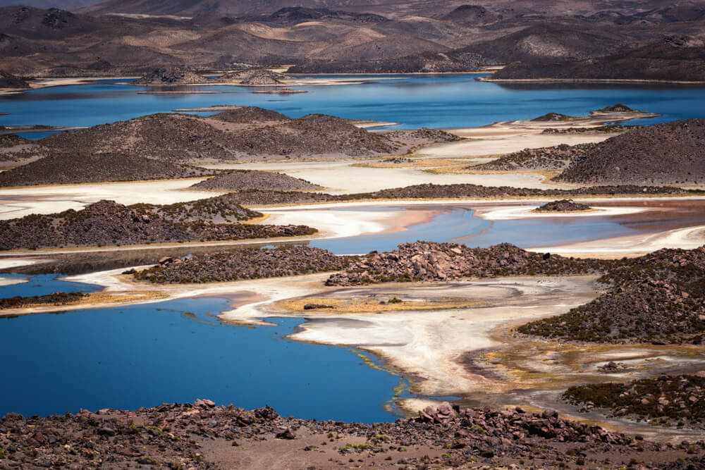 Lagunas de Cotacotani en Chile