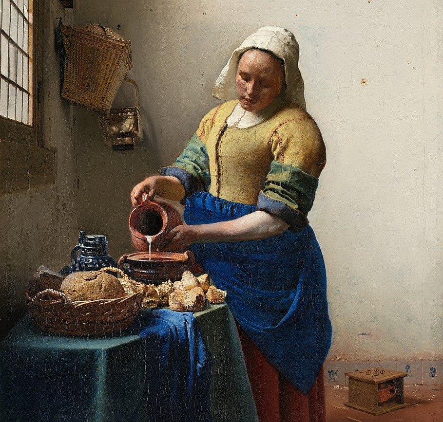 Cuadro 'La lechera' de Vermeer