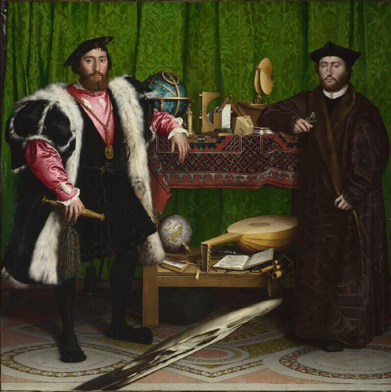 Cuadro "Los embajadores de Hans Holbein