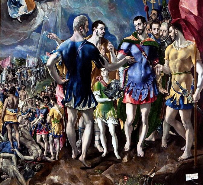 'El Martirio de San Mauricio' de El Greco