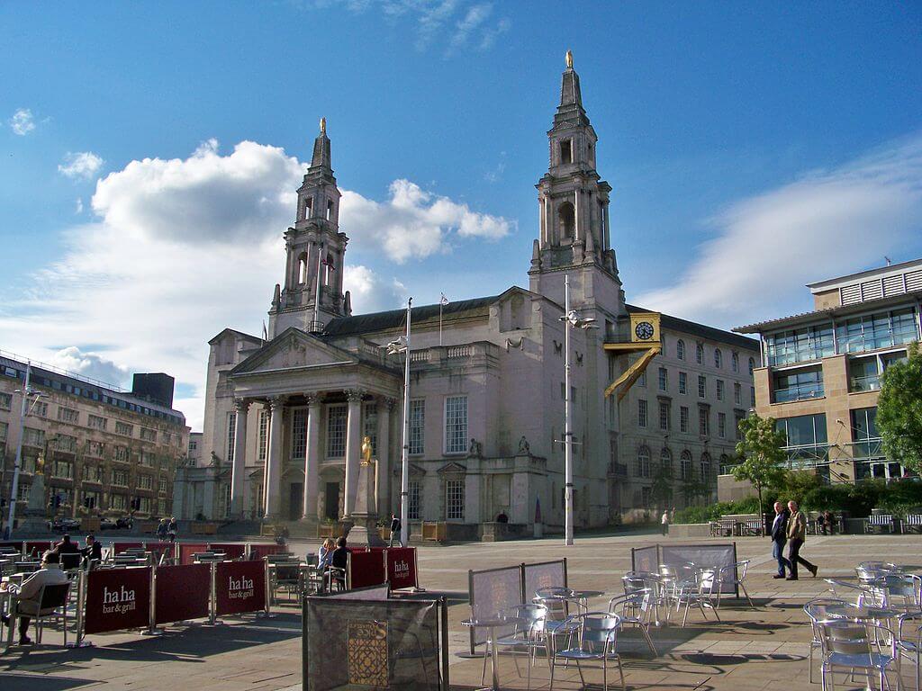 Vista de Millenium Square en Leeds