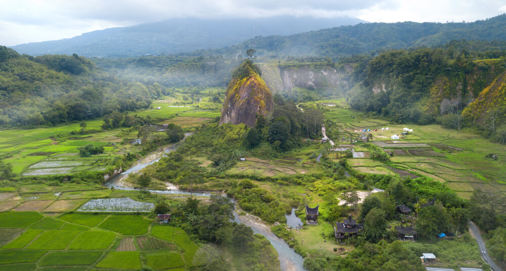 Ngarai Sianok Canyon en Sumatra