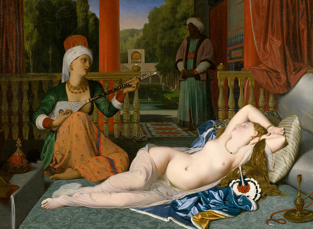 Odalisca con esclava de Ingres