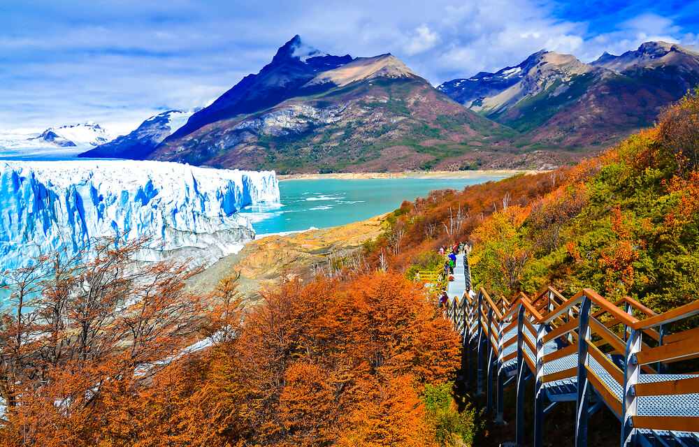 Pasarela para visitar el Perito Moreno
