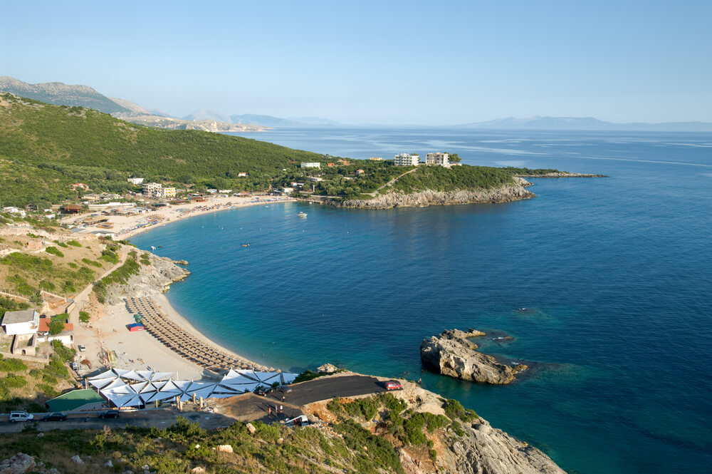 Playa de Jale en Albania