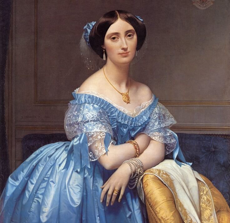 Retrato de la priincesa Albert de Broglie de Ingres