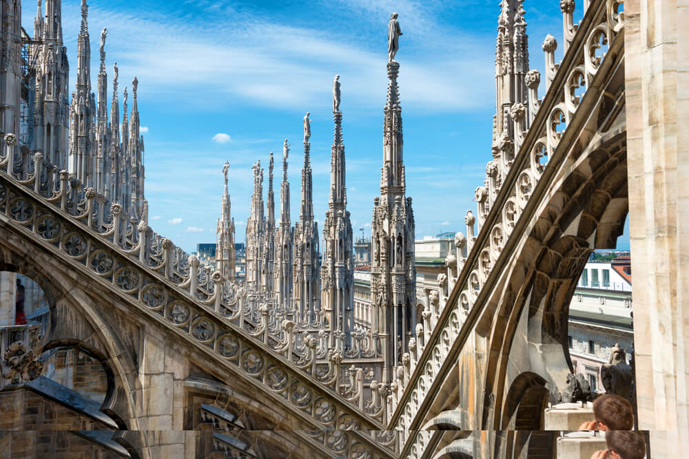Terraza panorámica del Duomo de Milán