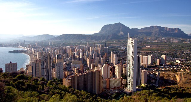 Vistas desde la Cruz de Benidorm