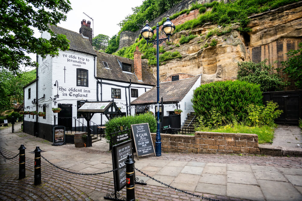 Ye Old Trip to Jerusalem en Nottingham