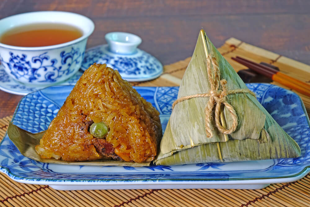 Plato de zongzi