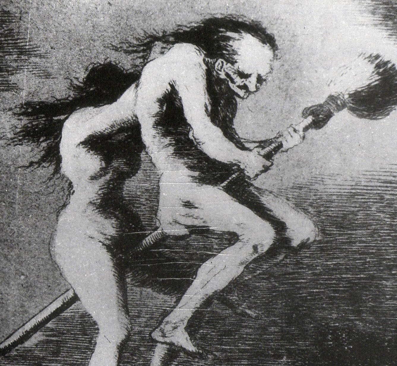 Representación de una bruja
