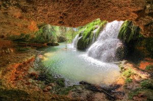 Cascadas en el nacimiento del Vinalopó
