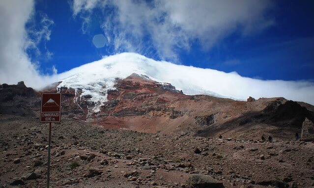 Chimborazo en Ecuador