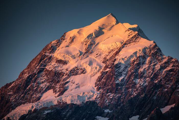 Atardecer en el monte