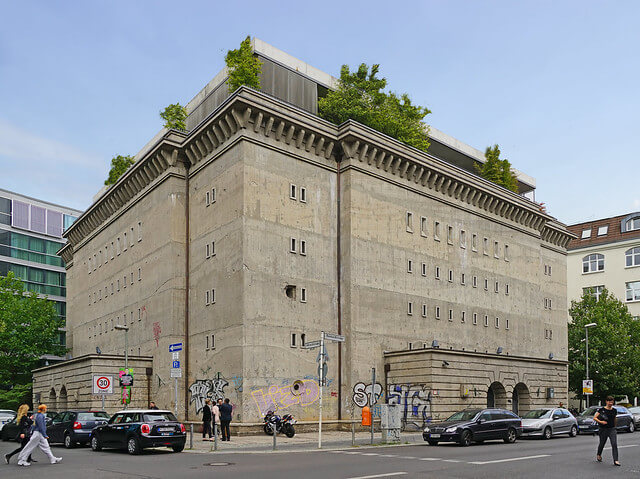 Fachada de Sammlung Boros, local de arte moderno y contemporáneo de Berlín