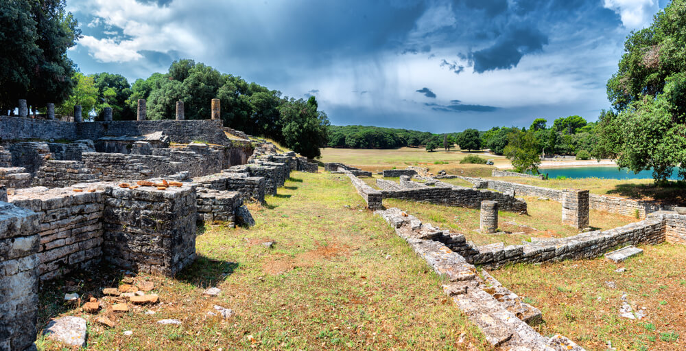 Ruinas romanas en Brijuni