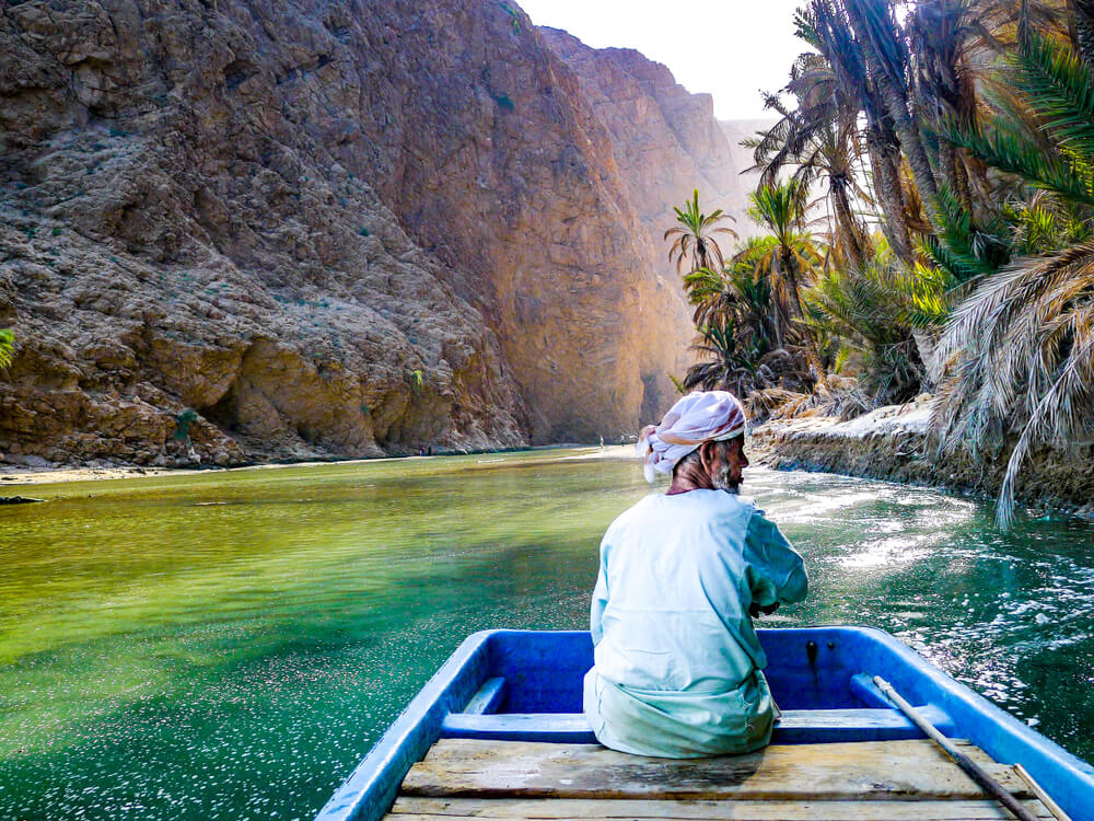 Wadi Shab en Omán