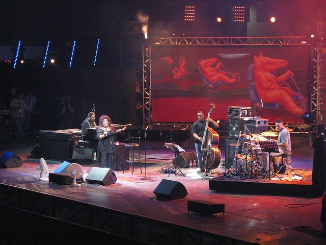 Actuación en el festival de jazz de Vienne