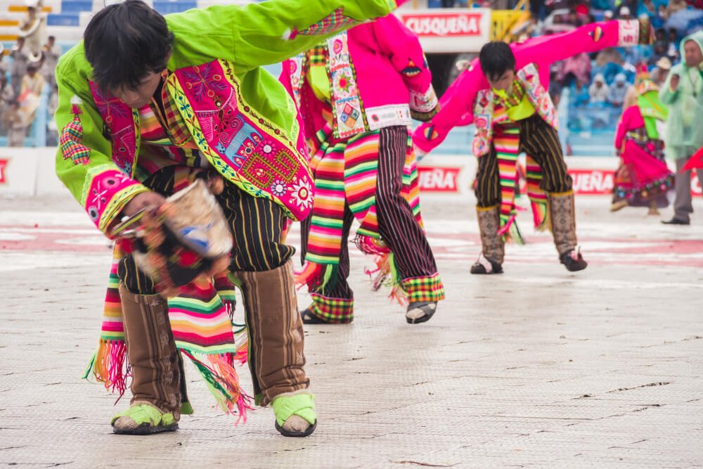 Baile en la fiesta de la Virgen de la Candelaria