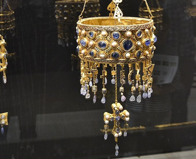 Corona de Recesvinto, uno de los reyes godos