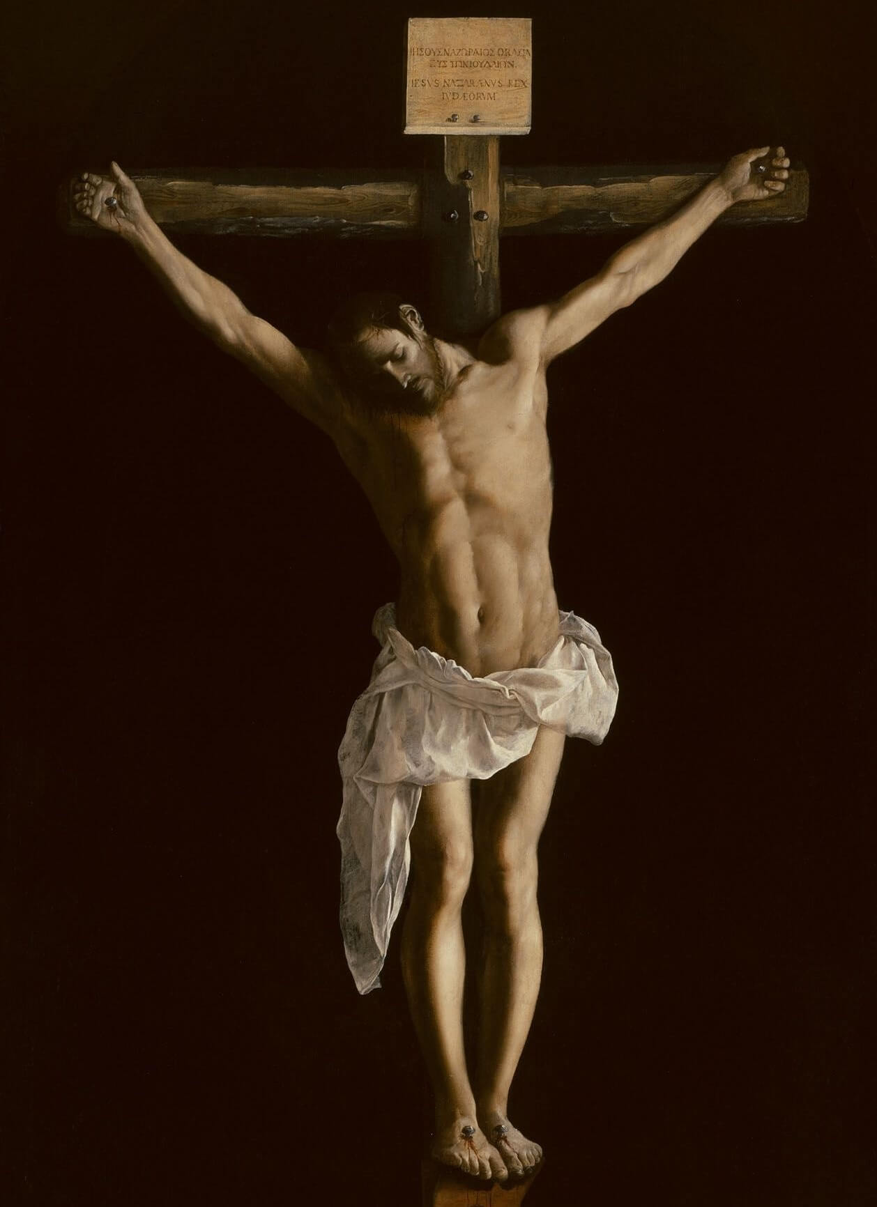 Crucifixión de Zurbarán