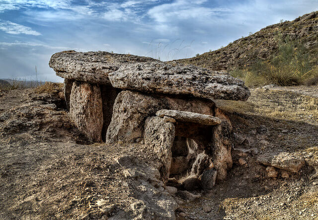 Dolmen 134 en el Parque Megalítico de Gorafe