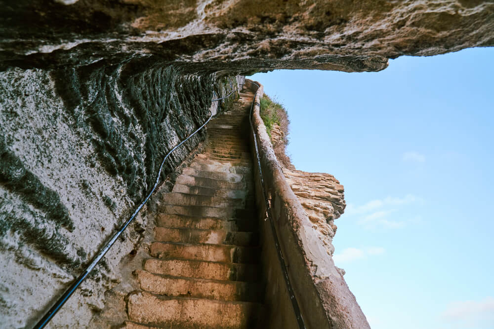 Interior de la escalera