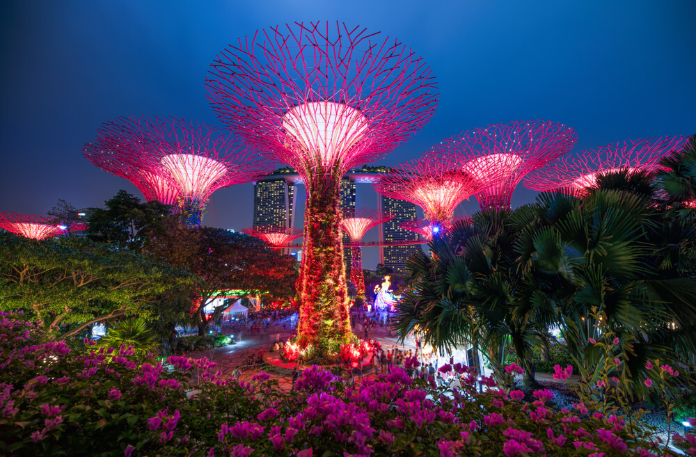 Gardens by the bay en Singapur